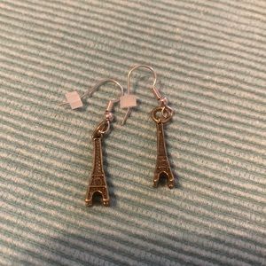 Eiffel Tower Dangle Earrings